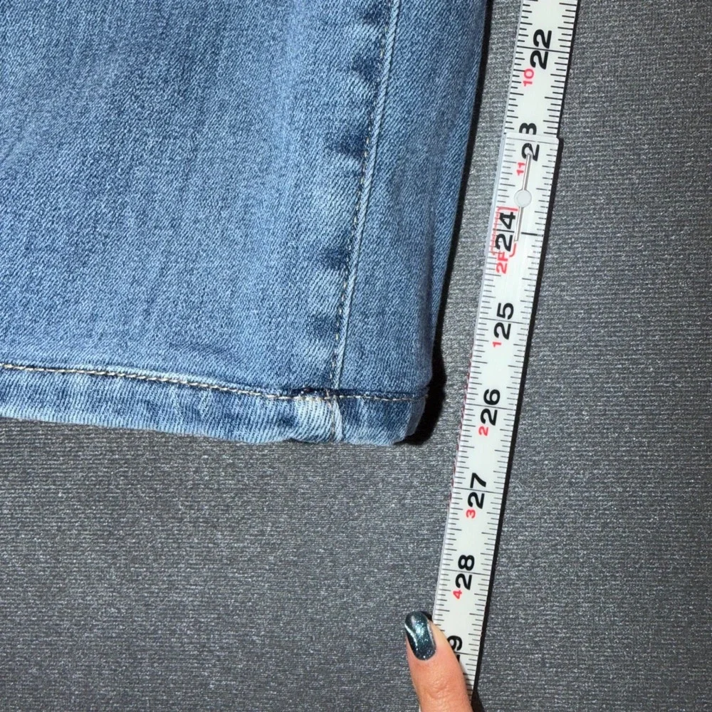Fidelity Denim Jimmy Slim Straight Jeans Carlito Wash Blue Mens 34 M21418-JIMMY